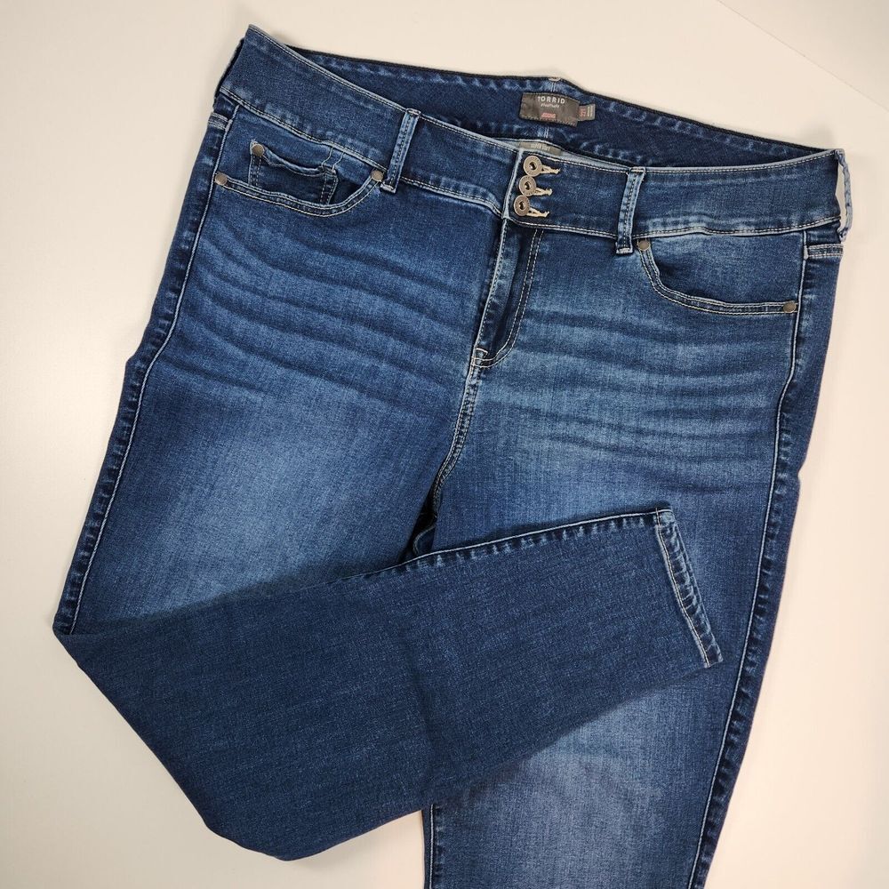 Torrid Jeans Womens Size 22T‎ Super Soft Jegging Feel The Fit Classic Casual
